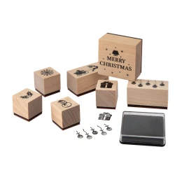 Снимка на Craft ID Комплект коледни печати, 7 броя