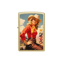 Снимка на Zippo Запалка 46248 - Cowgirl Design
