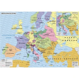 Снимка на Карта Европа в края на XVIII век, Врезка Европа към 1815 г.