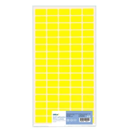 Снимка на Office 1 Самозалепващи се етикети за цени, 12 x 22 mm, жълти, 800 броя