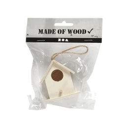 Снимка на Creativ Company Къща за птици, дървена, 6 х 6 cm