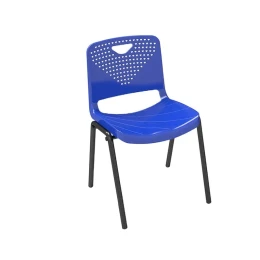 Снимка на Ученически стол RFG Stilo, от VIII до XII клас, 430 х 425 х 460 mm, полипропилен, син