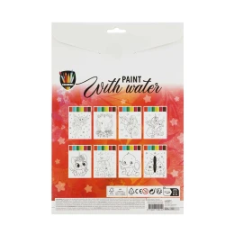 Снимка на Moxy Комплект за рисуване с вода Еднорог, А4, 8 листа