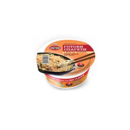 Снимка на Uni Food Спагети, инстантни, с телешко, в купа, 75 g