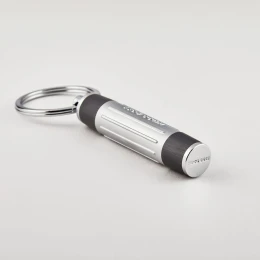 Снимка на Hugo Boss Ключодържател Gear Ribs, матов, хром