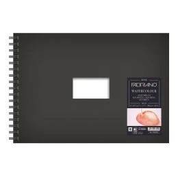 Снимка на Fabriano Скицник за рисуване, A4, 300 g/m2, 25% памук, спирала, твърда корица, 25 листа