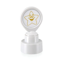 Снимка на Colop Мотивационен печат „Златна звезда“, бял