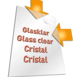 Снимка на Durable Джоб за документи, L-образен, А4, 100 микрона, кристал, 10 броя