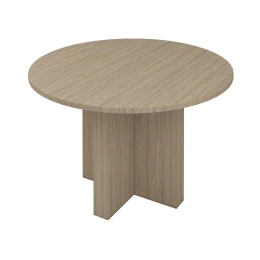 Снимка на Заседателна маса ZR1, Ф120 x H74 cm, кръгъл плот, ПДЧ 25 mm, цвят лукс