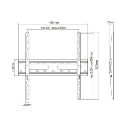 Снимка на Стойка за телевизор Lumi, 32'' - 55'', до 45 kg