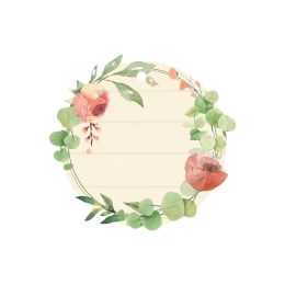 Снимка на Gespaensterwald Етикет за подарък Цветя