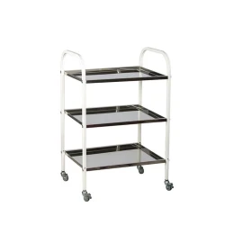 Снимка на Маса, манипулационна, на колела, с три рафта, 630 х 470 х 960 mm, метална