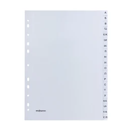 Снимка на Office 1 Разделител, PP, A4, с букви, с българската азбука