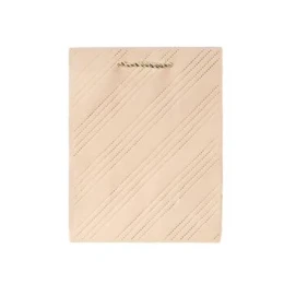 Снимка на Подаръчна торбичка, имитация на шев, 18 х 23 х 10 cm, бежова