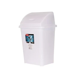 Снимка на Кош Planet с люлеещ капак, 9 L, бял, 255 x 195 x 365 cm