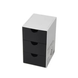 Снимка на Sworld Органайзер за бюро, с 3 чекмеджета, черен