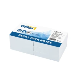 Снимка на Office 1 Хартиено кубче, 83 x 83 mm, 60 g/m2, офсет, бяло, 250 листа, 6 броя