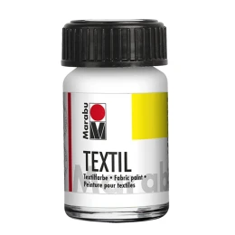 Снимка на Marabu Боя за текстил, 15 ml, 070, бяла