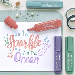 Снимка на Faber-Castell Текст маркер 1546, металик, червен