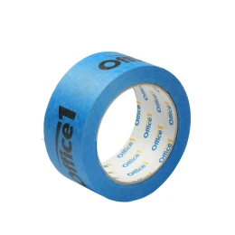 Снимка на Тиксо, хартиено, 48 mm х 40 m, UV, синьо, с един цвят печат