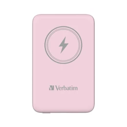 Снимка на Външна батерия Verbatim Charge 'n' Go, магнитна, 10000 mAh, USB Type-C, розова