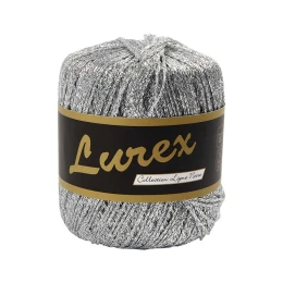 Снимка на Creativ Company Вълна, от полиестер, сребриста, 25 g