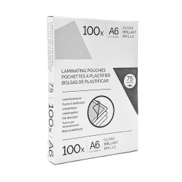 Снимка на Fellowes Фолио за ламиниране, A6, 75 микрона, 100 броя