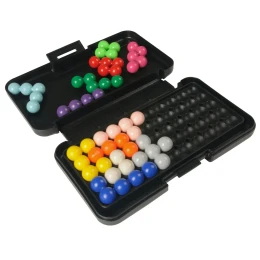 Снимка на Learning Resources Настолна игра Kanoodle, с логически пъзели и 228 предизвикателства