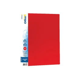 Снимка на Office 1 Папка колиджфайл, 2 ринга, червена