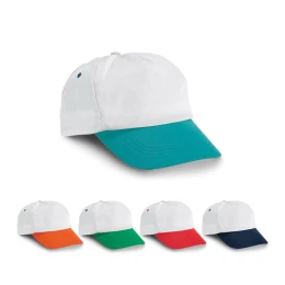 Снимка на Шапка Stefano, 5-панелна, полиестер, бяло-зелена