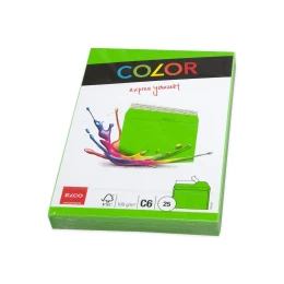 Снимка на Elco Пощенски плик, C6, 114 х 162 mm, 100 g, прав капак със самозалепваща лента, светлозелен, 25 броя