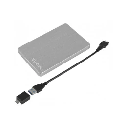 Снимка на Външен HDD твърд диск Verbatim Store 'n' Go Alu, 1 TB, сребрист
