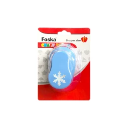 Снимка на Foska Перфоратор за декорация - Снежинка, 25 mm, син