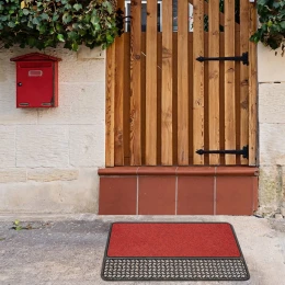 Снимка на Изтривалка Olivo Astro, 100% полипропилен, 40 х 60 cm, червена