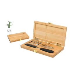 Снимка на Office 1 Комплект инструменти Gadgets, 19 части, в кутия от бамбук