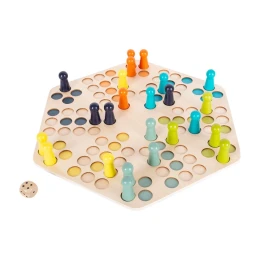 Снимка на Small Foot Игра Не се сърди, човече, XXL, дървено, за шестима играчи