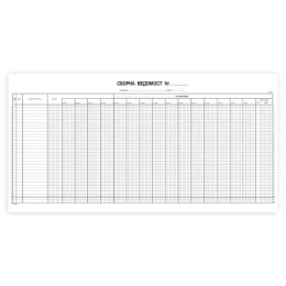 Снимка на Сборна ведомост с 21 сметки