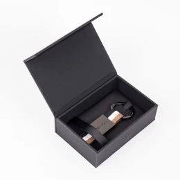 Снимка на Hugo Boss Ключодържател Iconic Style, черен