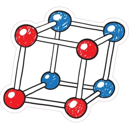 Снимка на STEM Стикер, Природни науки - Химия, комплект H5, 50 cm, стикер 2