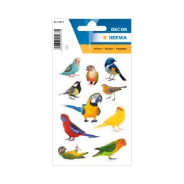 Снимка на Herma Самозалепващи се етикети Птици, 3 листа