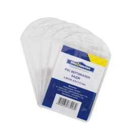 Снимка на Office 1 Бадж, PVC, вертикален, 67 x 112 mm, 5 броя