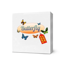 Снимка на Салфетки Butterfly, еднопластови, 33 х 33 cm, 80 броя