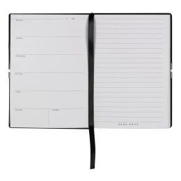 Снимка на Hugo Boss Тефтер Elegance Storyline, със седмичен планер, A6, черен