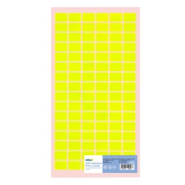 Снимка на Office 1 Самозалепващи се етикети за цени, 12 x 18 mm, жълти, 960 броя