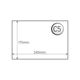 Снимка на Плик за пратки, C5, 175 x 240 mm, полиестерен, 50 броя