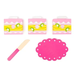 Снимка на Small Foot Торта, за рязане, дървена, 5 части