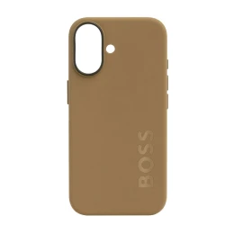 Снимка на Hugo Boss Калъф за телефон, за iPhone 16, карамел