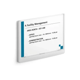 Снимка на Durable Табела за врата Click Sign, A5, хоризонтална, графит