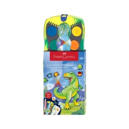 Снимка на Faber-Castell Акварелни бои Динозавър Connector, 12 цвята