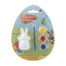 Снимка на Moxy Фигурка за оцветяване - Заек, 7 cm, с бои и четка